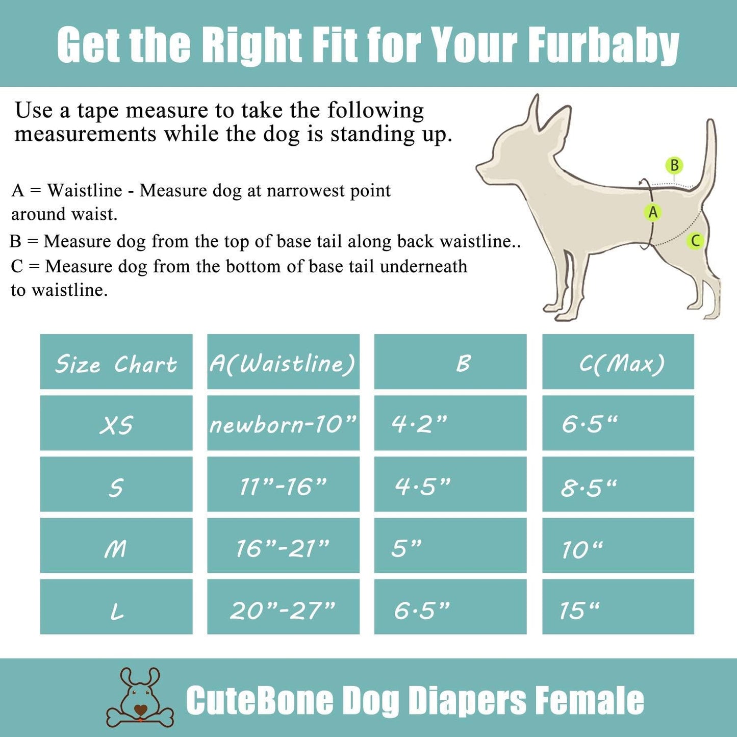 Stay Clean & Comfy: Washable Reusable Dog Diapers Xs