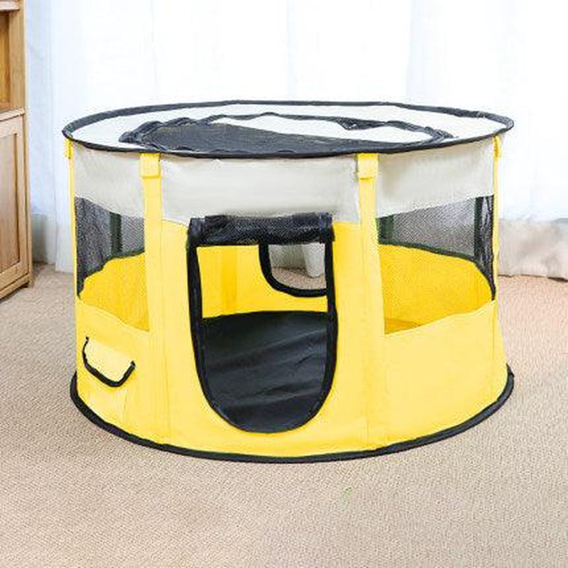 Portable Pet Haven: Versatile Oxford Cloth Crate for Pets