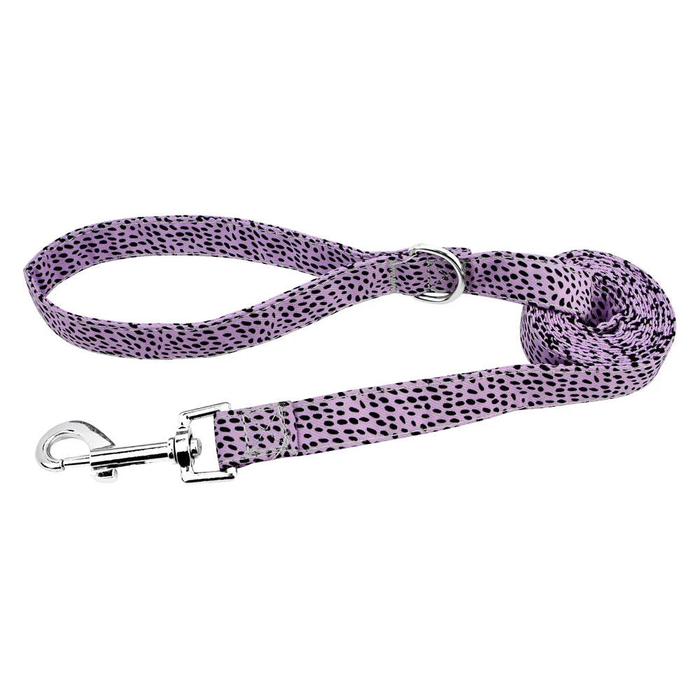 Dot Pattern Dog Leash – Safe Walking & Training Rope for Puppies and Small Pets