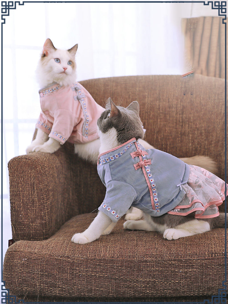 Elegant Oriental-Inspired Cat Clothes – Stylish & Comfortable Apparel for Cats