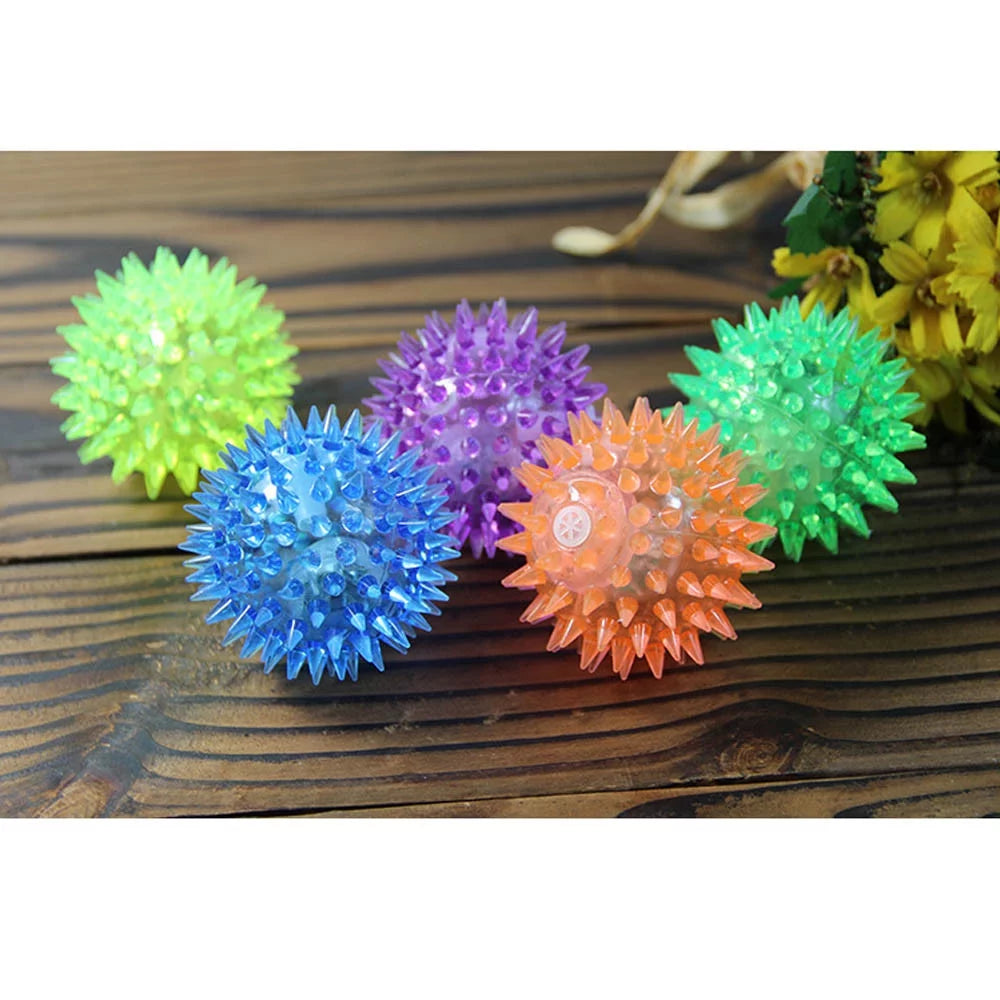 Dog Spiky Ball Toys – Bouncy Fun for Your Furry Friend!