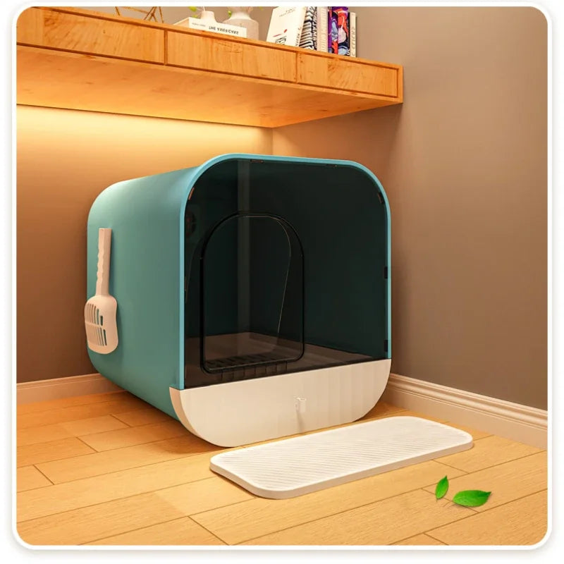 Oversized Deodorant Cat Toilet: The Ultimate Extra Large Splash-Proof Litter Box for Cats