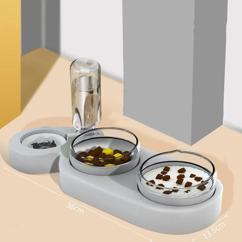 Pets Rice Bowls Automatic Water Bowl: Effortless Hydration for Your Furry Friends!