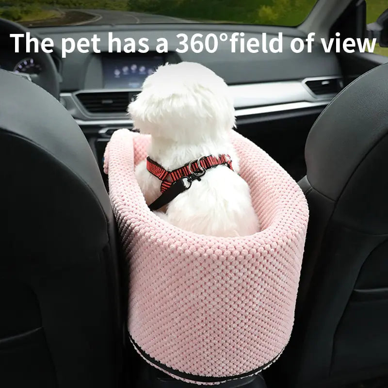 Pet Safety Seat for Small Dogs & Cats – Travel Safe and Snug!