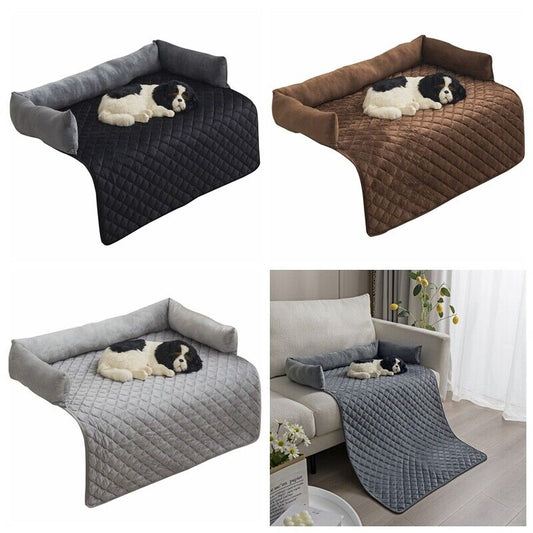 Cozy Plush Pillow Pet Bed – Soft Sofa Cushion for Cats & Dogs, Perfect for Ultimate Comfort