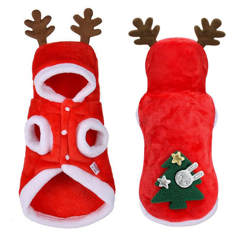  Cozy Flannel Elk Christmas Costume for Pets: Festive Fun for Your Furry Friends!