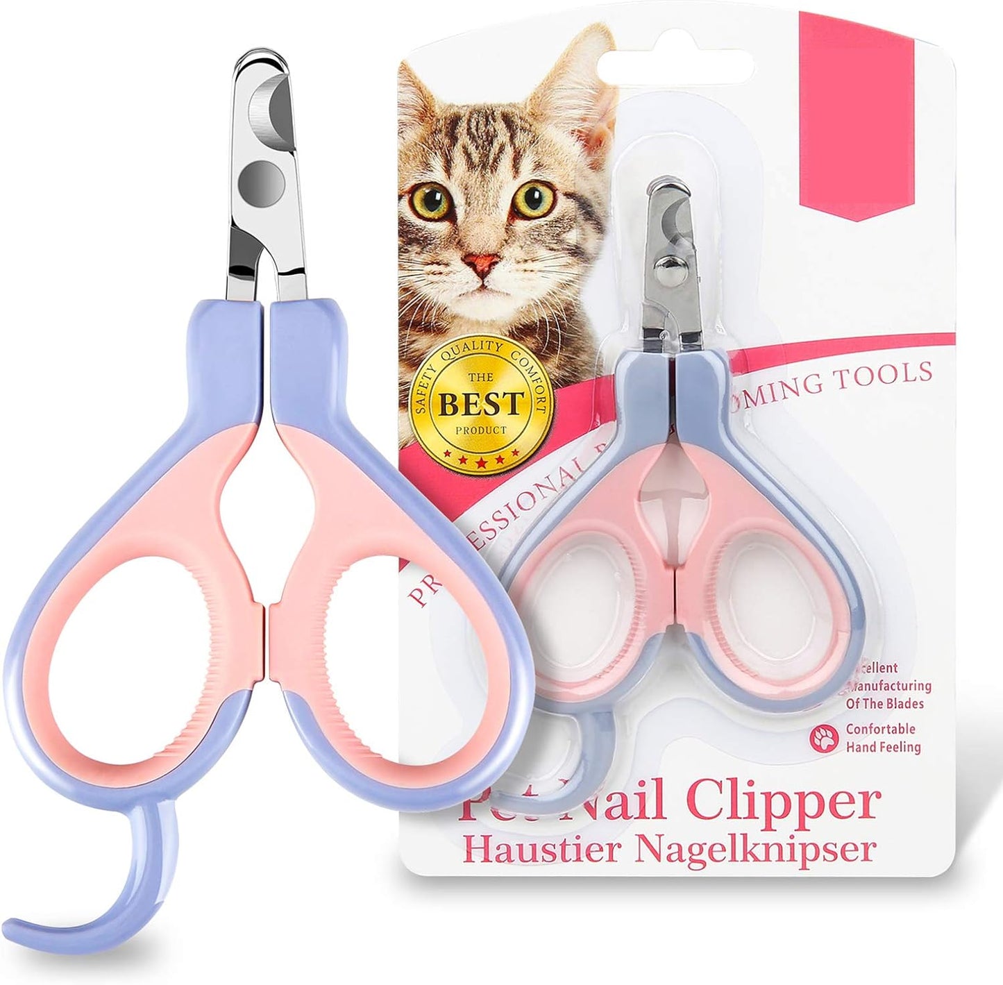 Dog & Cat Nail Clippers with Safety Lock