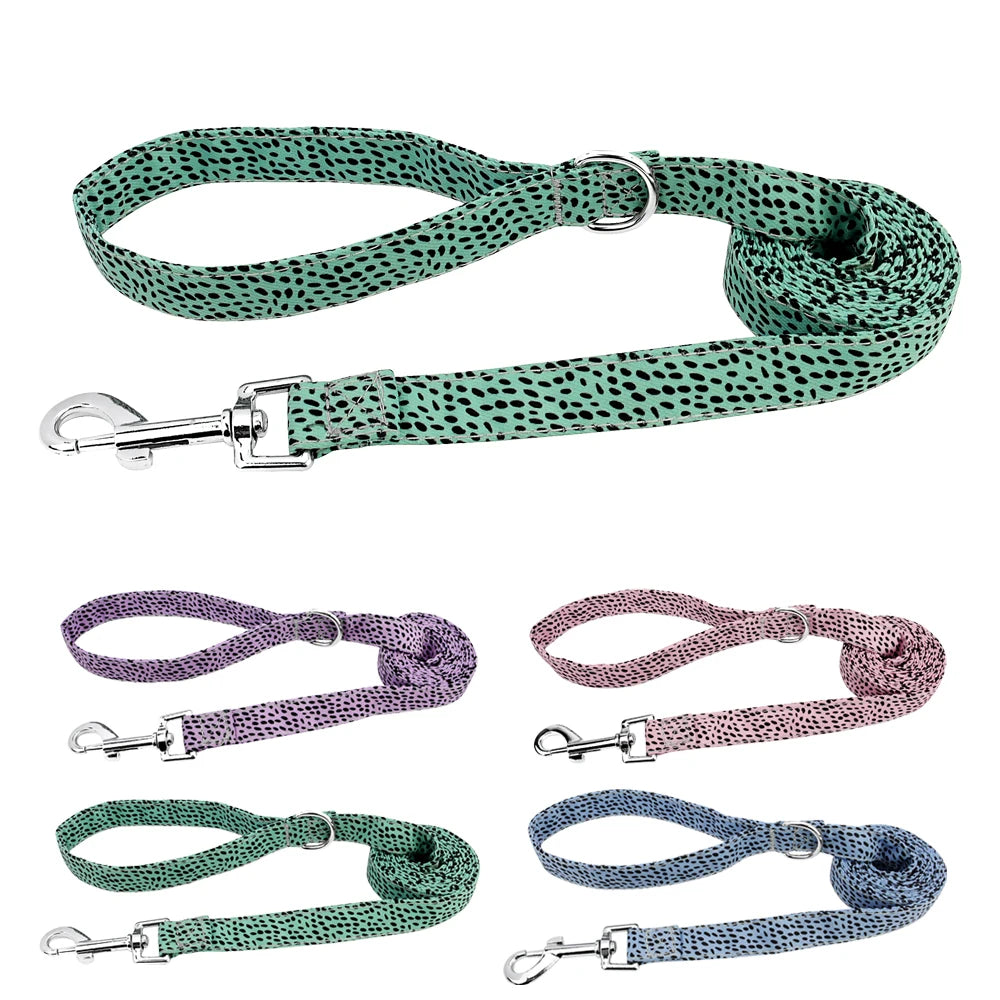 Dot Pattern Dog Leash – Safe Walking & Training Rope for Puppies and Small Pets