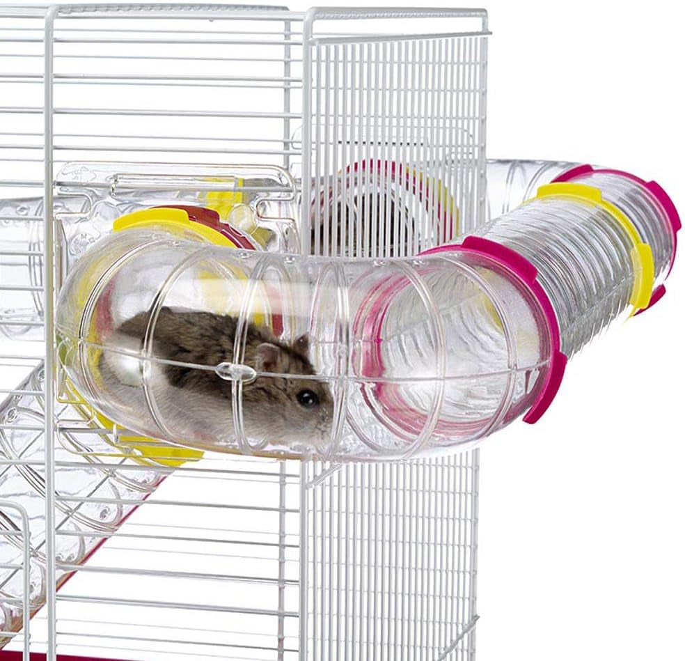 Laura Small Hamster Cage | Fun & Interactive Cage Measures 18.11L X 11.61W X 14.8H & Includes All Accessories