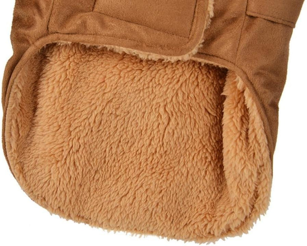 Winter Warmth Dog Jacket – Thick Polar Fleece Coat for Puppies and Small Dogs