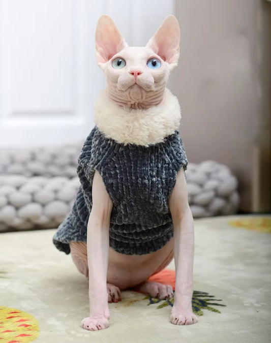 Cat Clothes Winter Warm Handmade Knitted Sweater 