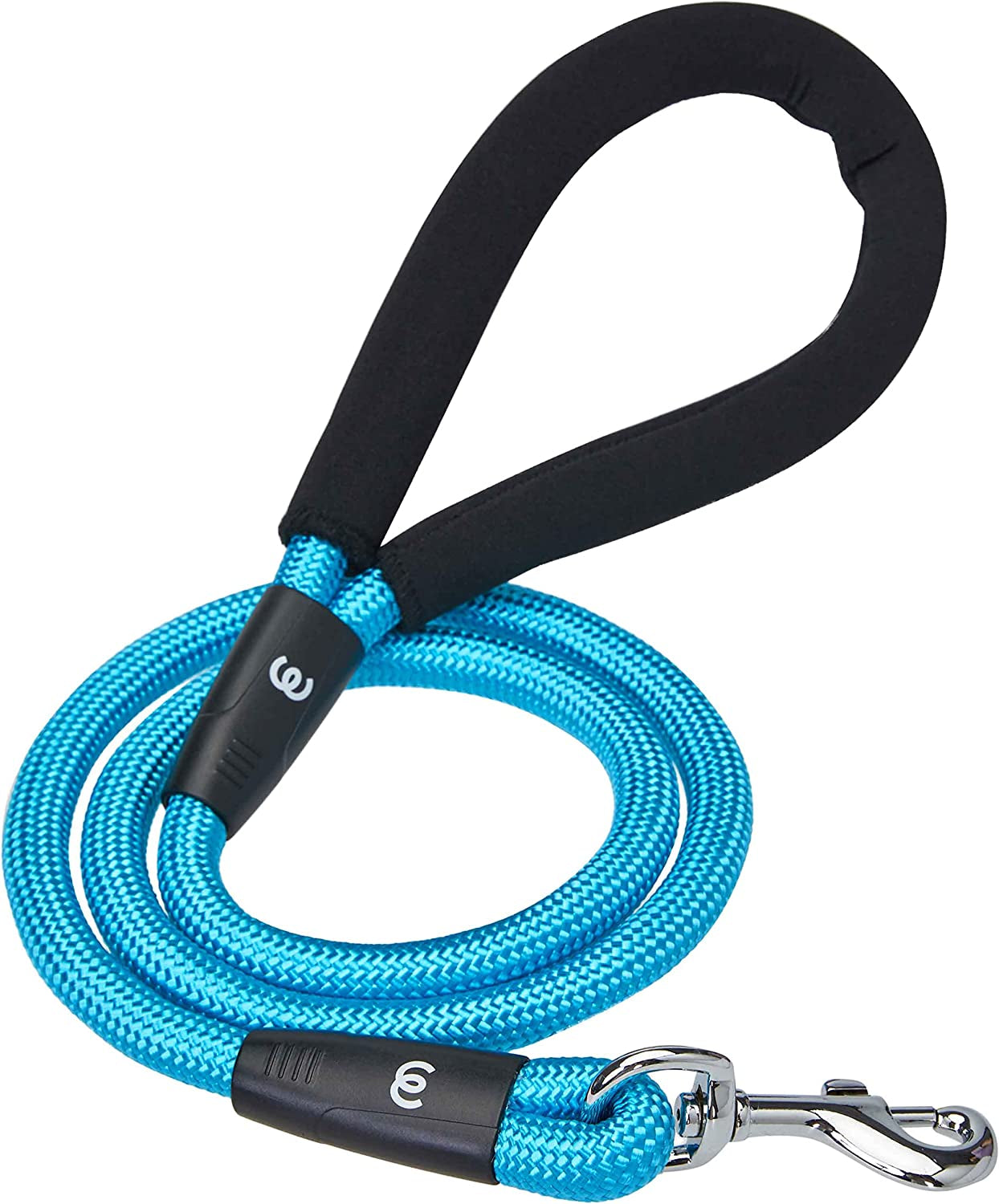  Essentials Dog Rope Leash with Comfortable Padded Handle (Turquoise)