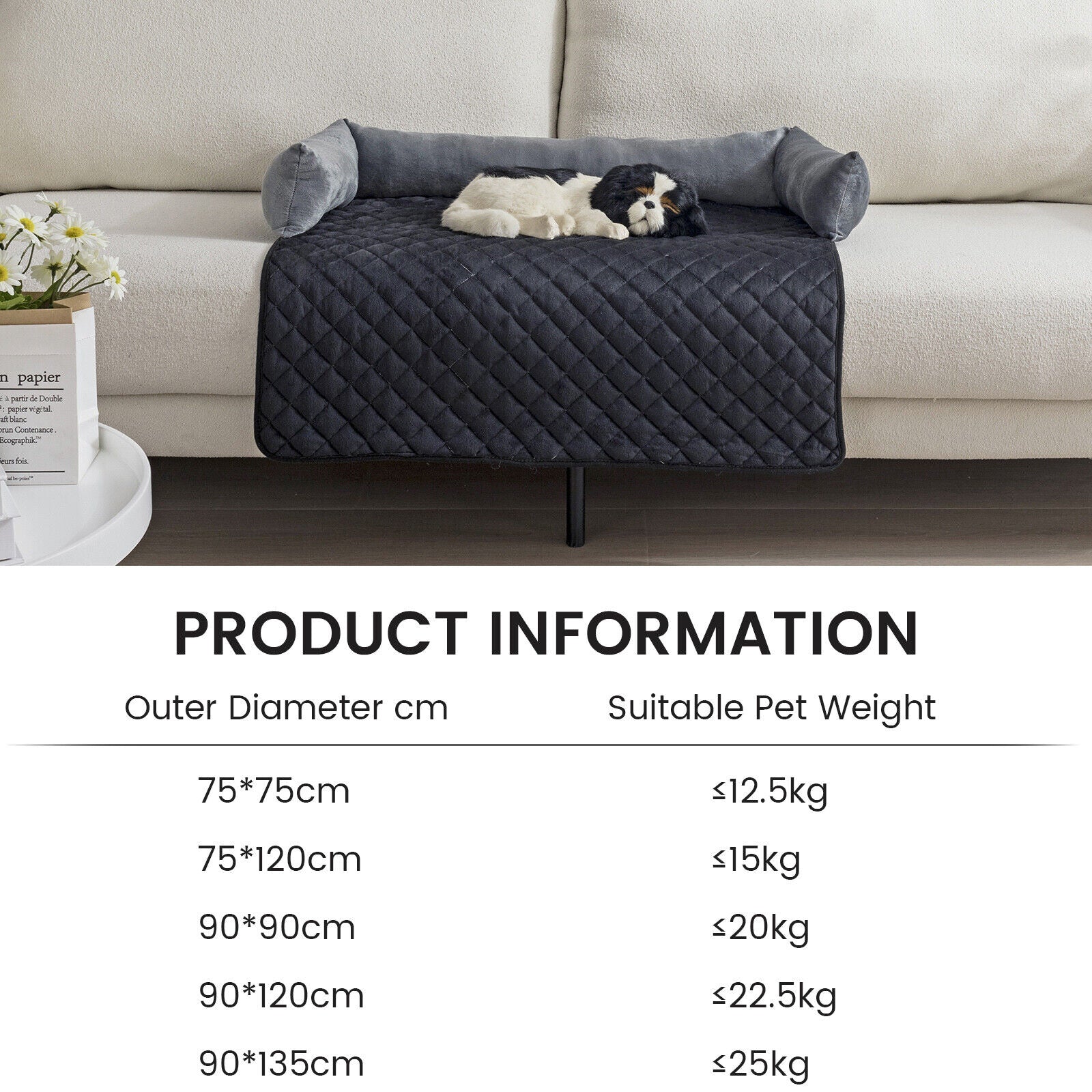 Cozy Plush Pillow Pet Bed – Soft Sofa Cushion for Cats & Dogs, Perfect for Ultimate Comfort