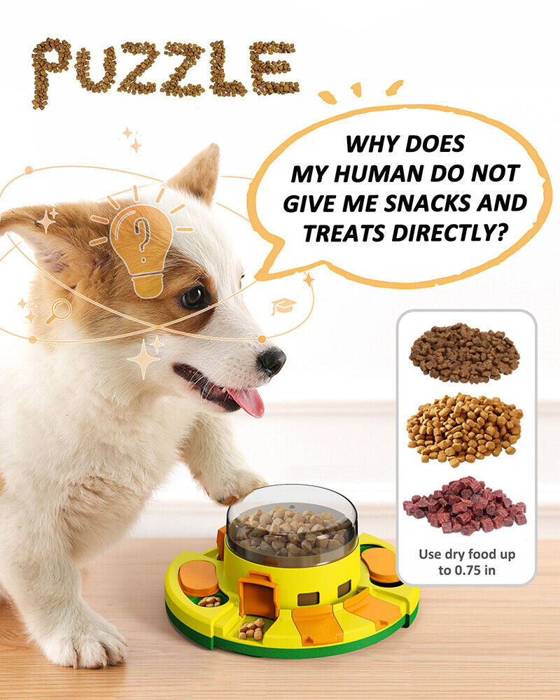 Dogs Puzzle Toy Enrichment Pet Slow Feeder Dispenser for Food and Treat 