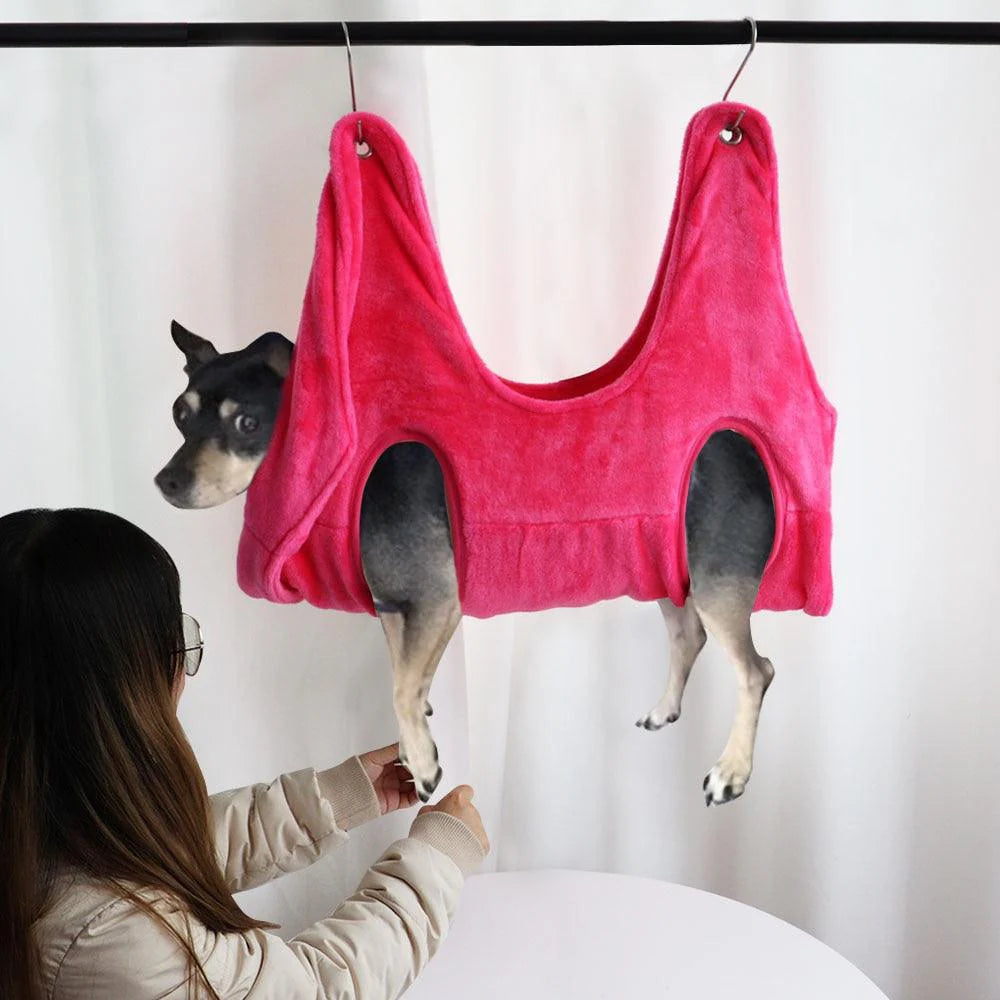 Stress-Free Pet Grooming Hammock – The Ultimate Solution for Safe & Easy Nail Trimming!