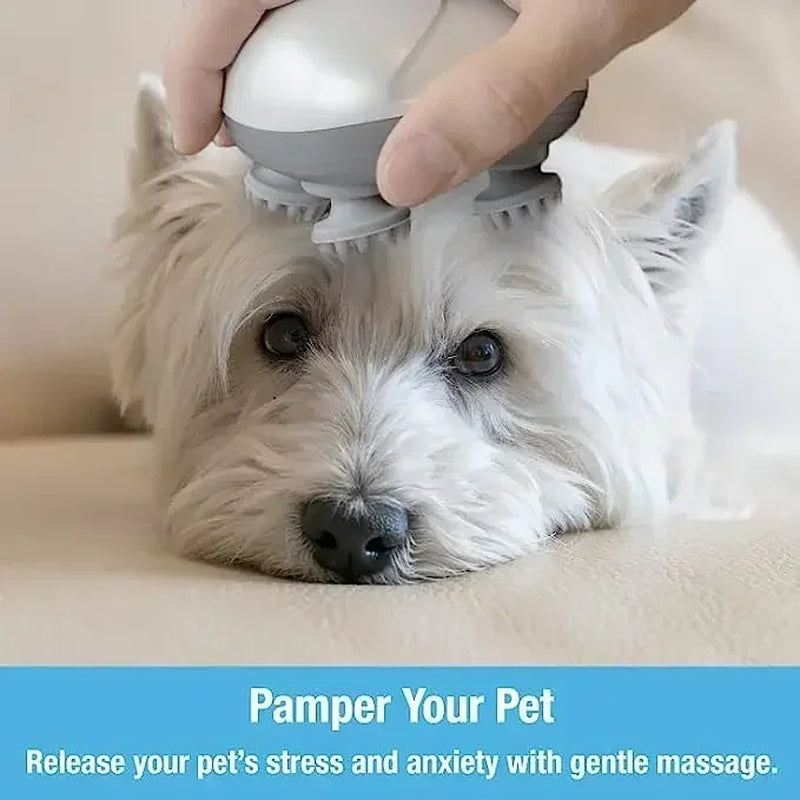 Premium Electric pet Massager & Head Back Scratcher: The Ultimate Pet Massage Tool for Tension Relief