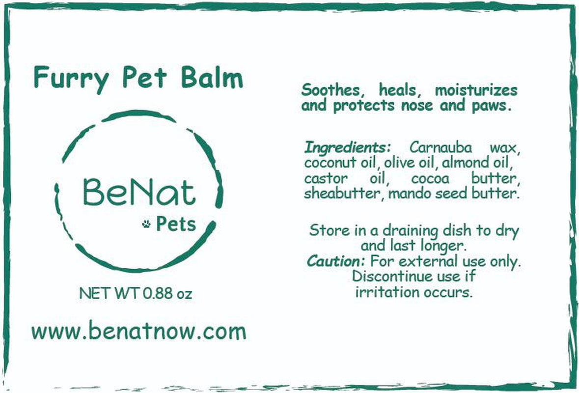 Benat Pets Furry Pet Balm: Nourish and Protect Your Pet’s Skin!